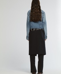 CINOH（チノ）の「デニムパールボタンジャケット（デニム