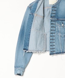 CINOH（チノ）の「デニムパールボタンジャケット（デニムジャケット