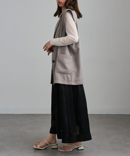 REMME（レメ）の「【REMME】シープレザーメタルポイントサンダル SHEEP LEATHER ZH-25S025-SH（サンダル・レディース・ホワイト/ブラック・36/37/38/39）」の10枚目の写真