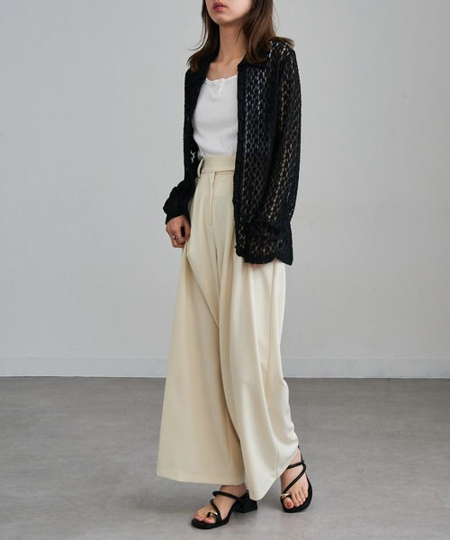 REMME（レメ）の「【REMME】シープレザーメタルポイントサンダル SHEEP LEATHER ZH-25S025-SH（サンダル・レディース・ホワイト/ブラック・36/37/38/39）」の17枚目の写真