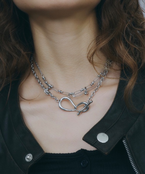 ランダムピアスパーツネックレス（ネックレス）｜DTYYPE（ドタイプ）の