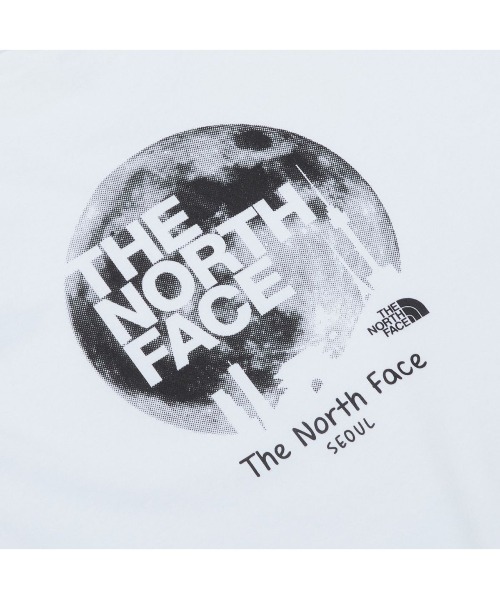 THE NORTH FACE(ザノースフェイス)の「THE NORTH FACE(ザ・ノースフェイス)/バックプリント コットン 半袖 Tシャツ/TNF SEOUL EDITION S/S R/TEE(Tシャツ/カットソー・レディース・ブラック/ホワイト/ホワイト系その他/ブラック系その他・M/L/XL/XXL)」の5枚目の写真