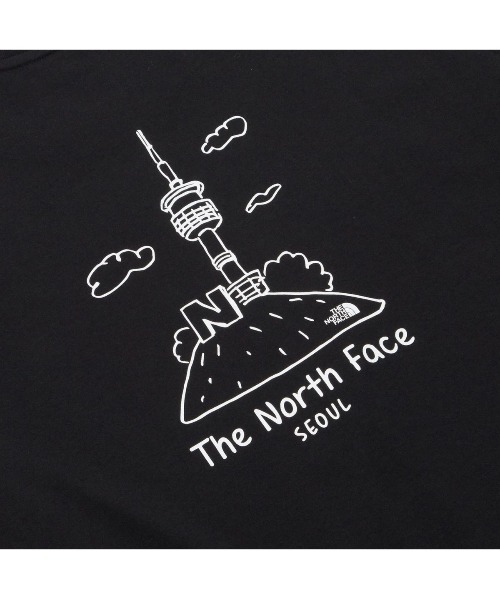 THE NORTH FACE(ザノースフェイス)の「THE NORTH FACE(ザ・ノースフェイス)/バックプリント コットン 半袖 Tシャツ/TNF SEOUL EDITION S/S R/TEE(Tシャツ/カットソー・レディース・ブラック/ホワイト/ホワイト系その他/ブラック系その他・M/L/XL/XXL)」の14枚目の写真