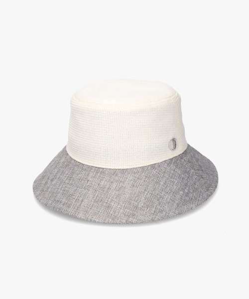 Chapeau d' O(シャポードオー)の「Chapeau d' O TwoTone Sheet Hat / シャポードオー(ハット・レディース・グレー/ベージュ・M/57.5cm)」の6枚目の写真