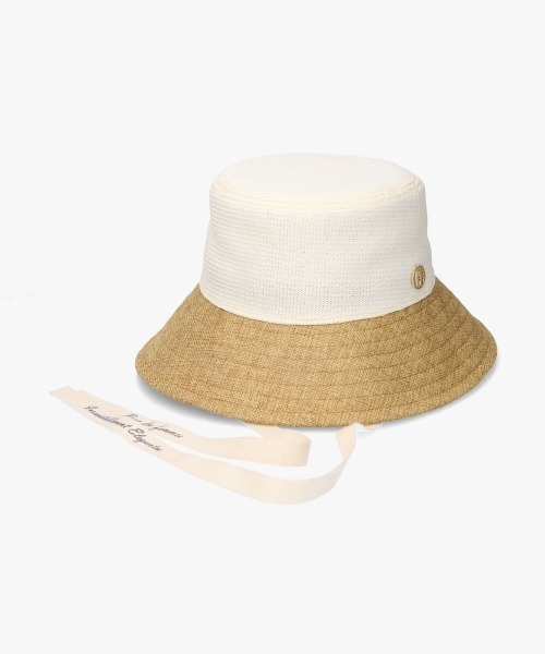 Chapeau d' O(シャポードオー)の「Chapeau d' O TwoTone Sheet Hat / シャポードオー(ハット・レディース・グレー/ベージュ・M/57.5cm)」の12枚目の写真