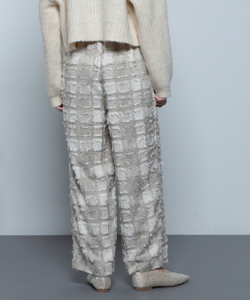 ROSE BUD（ローズバッド）の「CHECK EASY PANTS（その他パンツ・レディース・ベージュ/オレンジ/ブラック/グリーン/パープル・ONE SIZE）」の11枚目の写真