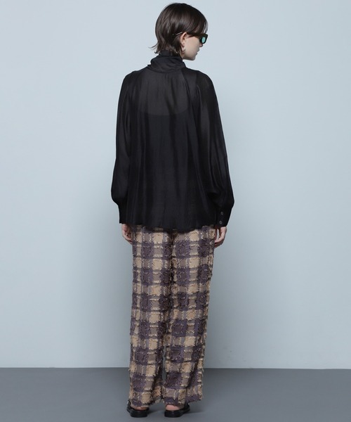 ROSE BUD（ローズバッド）の「CHECK EASY PANTS（その他パンツ・レディース・ベージュ/オレンジ/ブラック/グリーン/パープル・ONE SIZE）」の16枚目の写真