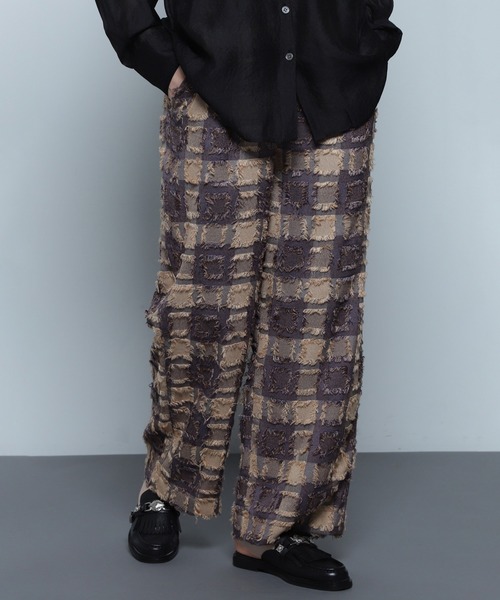 ROSE BUD（ローズバッド）の「CHECK EASY PANTS（その他パンツ・レディース・ベージュ/オレンジ/ブラック/グリーン/パープル・ONE SIZE）」の17枚目の写真