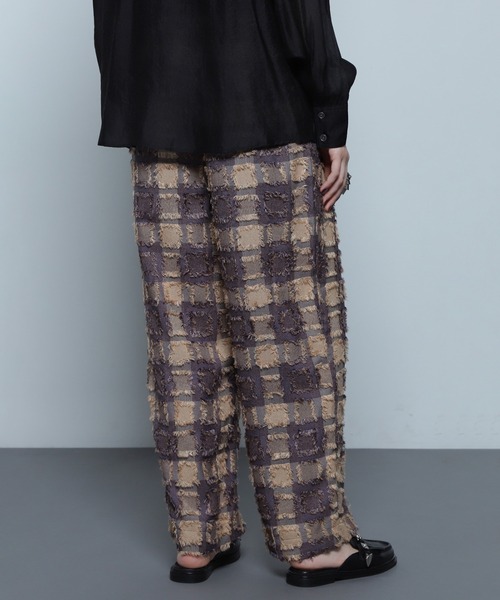 ROSE BUD（ローズバッド）の「CHECK EASY PANTS（その他パンツ・レディース・ベージュ/オレンジ/ブラック/グリーン/パープル・ONE SIZE）」の19枚目の写真