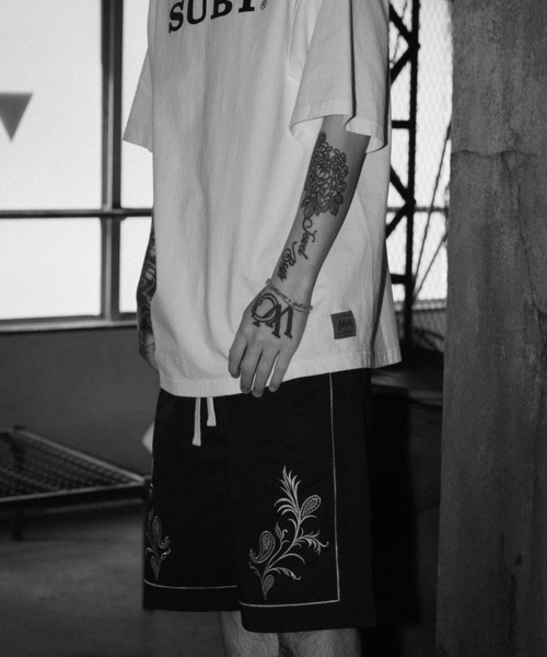 Subciety（サブサエティ）の「Embroidery shorts（その他パンツ・メンズ・ブラック/ベージュ/ネイビー・SMALL/MEDIUM/LARGE/X-LARGE）」の12枚目の写真