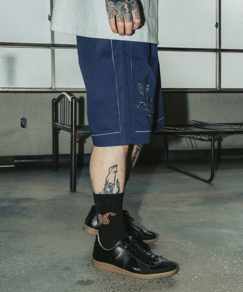 Subciety（サブサエティ）の「Embroidery shorts（その他パンツ・メンズ・ブラック/ベージュ/ネイビー・SMALL/MEDIUM/LARGE/X-LARGE）」の20枚目の写真