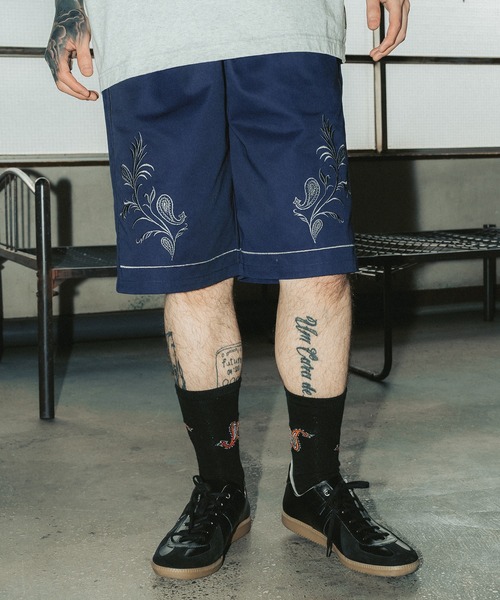 Subciety（サブサエティ）の「Embroidery shorts（その他パンツ・メンズ・ブラック/ベージュ/ネイビー・SMALL/MEDIUM/LARGE/X-LARGE）」の19枚目の写真