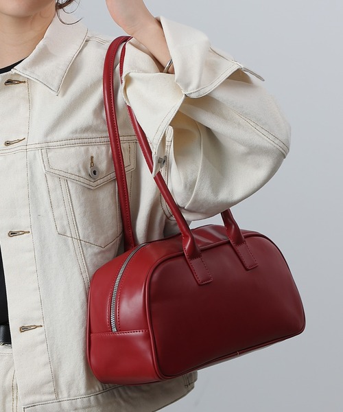 COLONY 2139（コロニートゥーワンスリーナイン）の「オブロンボストンバッグ（ボストンバッグ・レディース・レッド/キャメル/ブラック・FREE）」の3枚目の写真