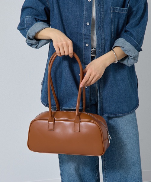 COLONY 2139（コロニートゥーワンスリーナイン）の「オブロンボストンバッグ（ボストンバッグ・レディース・レッド/キャメル/ブラック・FREE）」の13枚目の写真