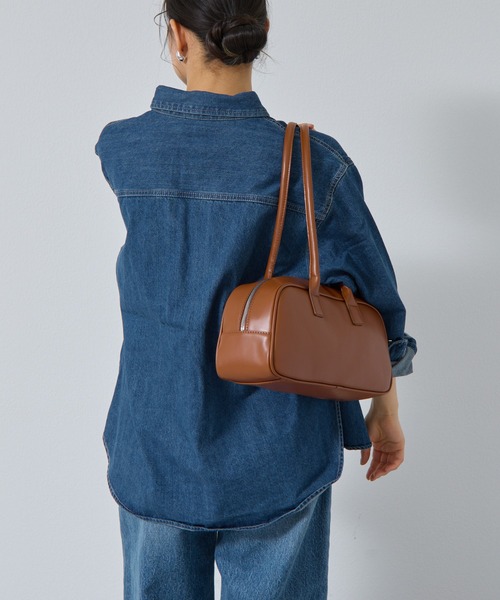 COLONY 2139（コロニートゥーワンスリーナイン）の「オブロンボストンバッグ（ボストンバッグ・レディース・レッド/キャメル/ブラック・FREE）」の15枚目の写真