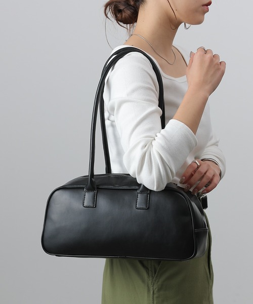 COLONY 2139（コロニートゥーワンスリーナイン）の「オブロンボストンバッグ（ボストンバッグ・レディース・レッド/キャメル/ブラック・FREE）」の6枚目の写真