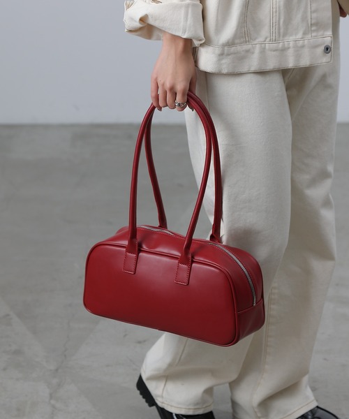 COLONY 2139（コロニートゥーワンスリーナイン）の「オブロンボストンバッグ（ボストンバッグ・レディース・レッド/キャメル/ブラック・FREE）」の20枚目の写真