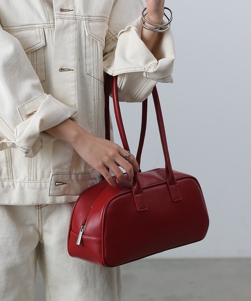 COLONY 2139（コロニートゥーワンスリーナイン）の「オブロンボストンバッグ（ボストンバッグ・レディース・レッド/キャメル/ブラック・FREE）」の21枚目の写真