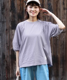 KRIFF MAYER Lady's Collection（クリフメイヤーレディースコレクション）の「【汗染み防止･撥水防汚･速乾･接触冷感】ウェットプロテクトランタンスリーブT（Tシャツ/カットソー）」