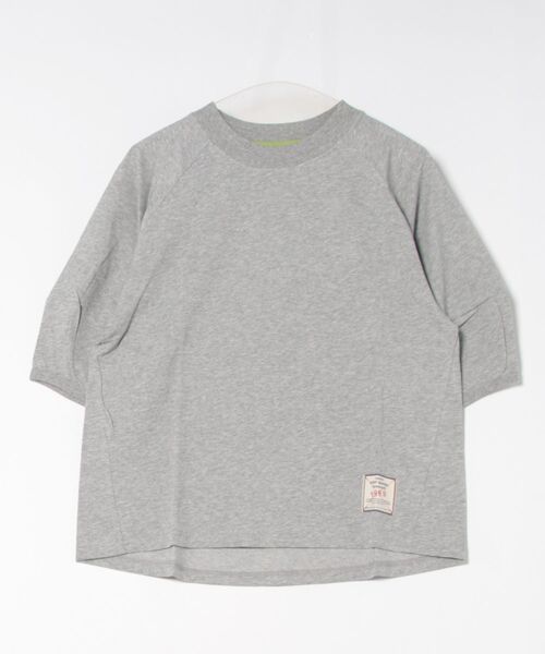 KRIFF MAYER Lady's Collection（クリフメイヤーレディースコレクション）の「【汗染み防止･撥水防汚･速乾･接触冷感】ウェットプロテクトランタンスリーブT（Tシャツ/カットソー・レディース・チャコール/ライトグリーン/カラフル/グレー/オフホワイト/その他5/パープル/オレンジ・LARGE/MEDIUM）」の20枚目の写真