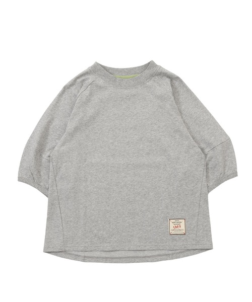 KRIFF MAYER Lady's Collection（クリフメイヤーレディースコレクション）の「【汗染み防止･撥水防汚･速乾･接触冷感】ウェットプロテクトランタンスリーブT（Tシャツ/カットソー・レディース・チャコール/ライトグリーン/カラフル/グレー/オフホワイト/その他5/パープル/オレンジ・LARGE/MEDIUM）」の13枚目の写真