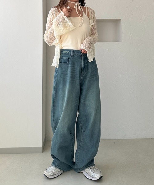 apres jour clair（アプレジュールクレア）の「【apres jour clair】カップ付きアメスリレイヤードチョーカーキャミソール（キャミソール・レディース・アイボリー/ピンクベージュ/ブラウン系その他/杢グレー/ネイビー・フリー/X-LARGE）」の13枚目の写真