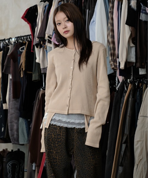 sedacle girl(セダクルガール)の「加工サーマルマルチウェイトップス(パーカー・レディース・チャコールグレー/ブルー/アイボリー・SMALL/MEDIUM)」の7枚目の写真