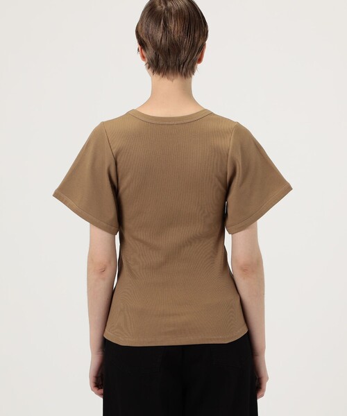 BY MALENE BIRGER（バイマレーネビルガー）の「■BY MALENE BIRGER LUNAI　UネックTシャツ（Tシャツ/カットソー・レディース・キャメル・XS）」の9枚目の写真