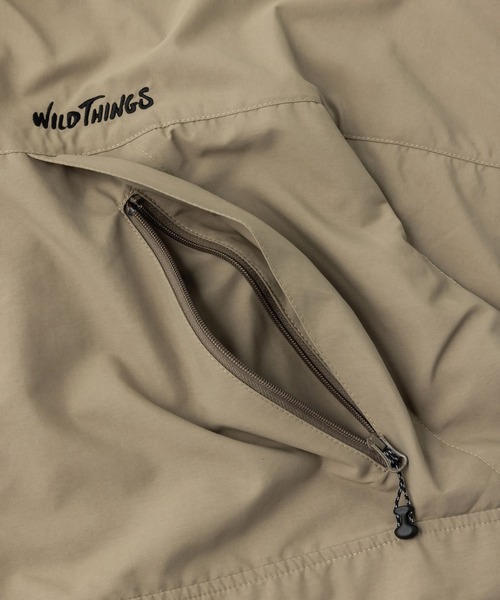 WILD THINGS（ワイルドシングス）の「W'Sシャモニージャケット│WS CHAMONIX JACKET（ナイロンジャケット・レディース・ブラック/パープル系1/オフホワイト/オレンジ系その他/ベージュ・M/S）」の13枚目の写真