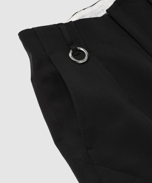 YOHEI OHNO(ヨウヘイオオノ)の「”Our Basic” Trousers (Refined)(スラックス・レディース・ブラック・36)」の3枚目の写真