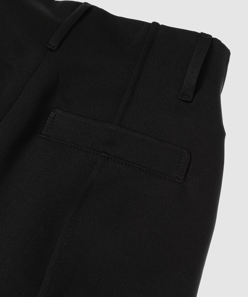 YOHEI OHNO(ヨウヘイオオノ)の「”Our Basic” Trousers (Refined)(スラックス・レディース・ブラック・36)」の5枚目の写真
