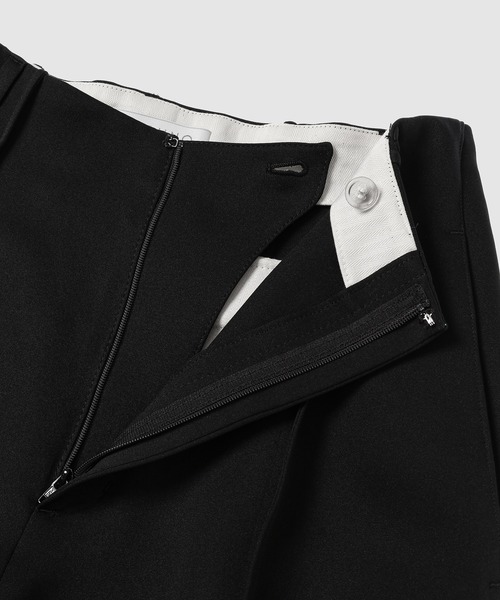 YOHEI OHNO(ヨウヘイオオノ)の「”Our Basic” Trousers (Refined)(スラックス・レディース・ブラック・36)」の6枚目の写真