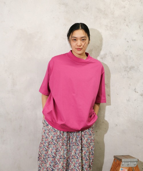 セール】HARVESTY / ハーベスティー コーマ天竺 MOCK NECK EGG