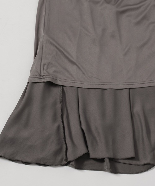 mysty woman（ミスティウーマン）の「フリルエスカルゴスカート  328031（スカート・レディース・オフホワイト/グレー/チャコールグレー・FREE）」の16枚目の写真