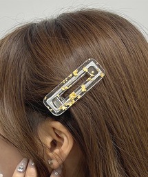 ヘアクリップ クリップピン ヘアピン」に該当するゴールド/金色系の