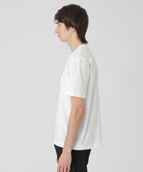 BLACK LABEL CRESTBRIDGE（ブラックレーベル・クレストブリッジ）の「【BLACK lab.】マーブルロゴグラフィックTシャツ（Tシャツ/カットソー・メンズ・ピンク系その他3/ブラック/オフホワイト・L/M/XL）」の5枚目の写真