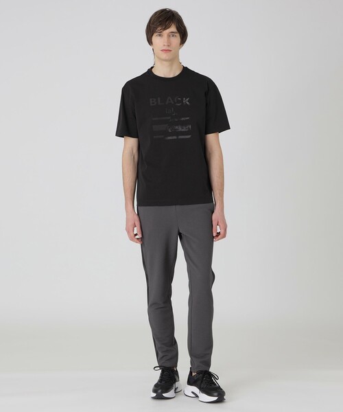 BLACK LABEL CRESTBRIDGE（ブラックレーベル・クレストブリッジ）の「【BLACK lab.】マーブルロゴグラフィックTシャツ（Tシャツ/カットソー・メンズ・ピンク系その他3/ブラック/オフホワイト・L/M/XL）」の8枚目の写真