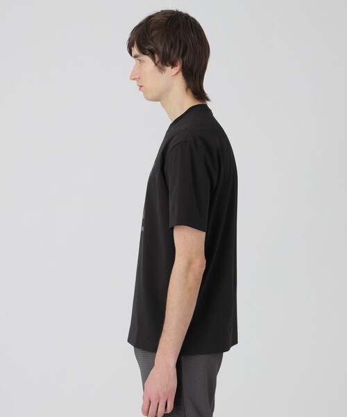 BLACK LABEL CRESTBRIDGE（ブラックレーベル・クレストブリッジ）の「【BLACK lab.】マーブルロゴグラフィックTシャツ（Tシャツ/カットソー・メンズ・ピンク系その他3/ブラック/オフホワイト・L/M/XL）」の9枚目の写真