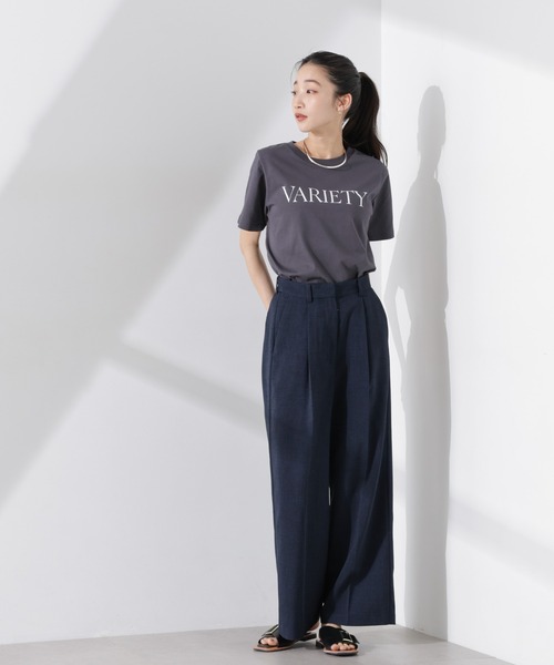 NANO universe（ナノユニバース）の「多機能素材スラックス(セットアップ可)（スラックス・レディース・ライトグレー/ダークネイビー/ベージュ・FREE）」の8枚目の写真