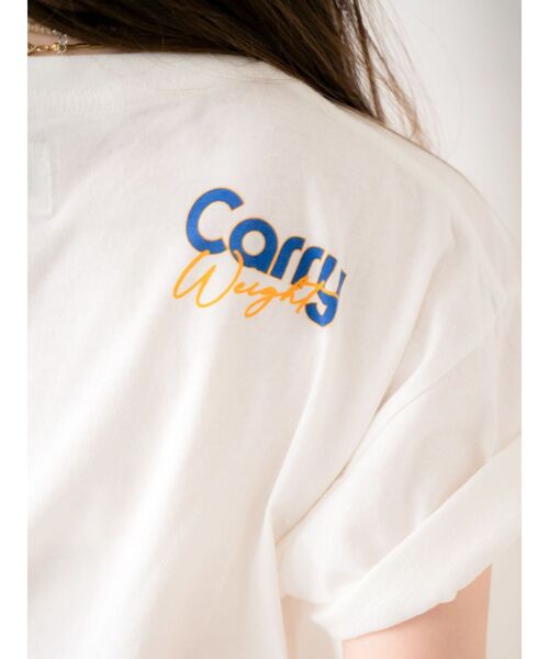 Ungrid（アングリッド）の「カラーロゴルーズTee（Tシャツ/カットソー・レディース・イエロー/レッド/オフホワイト/チャコールグレー・FREE）」の12枚目の写真