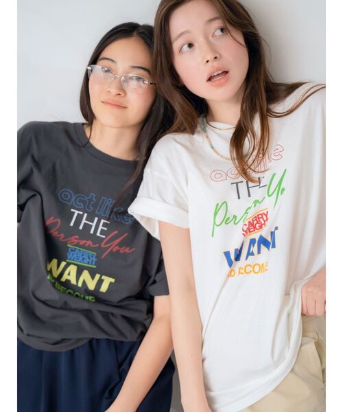 セール】カラーロゴルーズTee（Tシャツ/カットソー）｜Ungrid