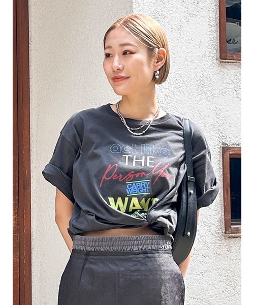 セール】カラーロゴルーズTee（Tシャツ/カットソー）｜Ungrid