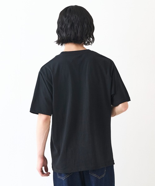 Dickies(ディッキーズ)の「【DICKIES/ディッキーズ】コットン100% ワンポイント ミニロゴワッペン Tシャツ(Tシャツ/カットソー・メンズ・ブラック/ダークグリーン/ネイビー/ホワイト・MEDIUM/LARGE/X-LARGE)」の10枚目の写真