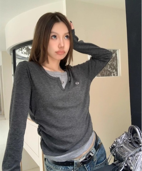 REBALANCE(リバランス)の「レディース ロンT(Tシャツ/カットソー・レディース・A/B・LARGE/SMALL/MEDIUM)」の5枚目の写真