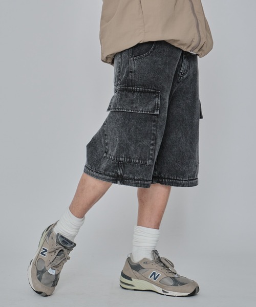 WEGO（ウィゴー）の「WEGO/2WAYマルチデニムカーゴパンツ（デニムパンツ・メンズ・ブラック系3/スカイブルー・LARGE/MEDIUM）」の17枚目の写真