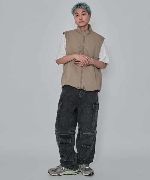 WEGO（ウィゴー）の「WEGO/2WAYマルチデニムカーゴパンツ（デニムパンツ・メンズ・ブラック系3/スカイブルー・LARGE/MEDIUM）」の20枚目の写真