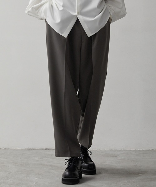 CLEL(クレイル)の「スラックス(スラックス・メンズ・チャコールグレー・M)」の1枚目の写真