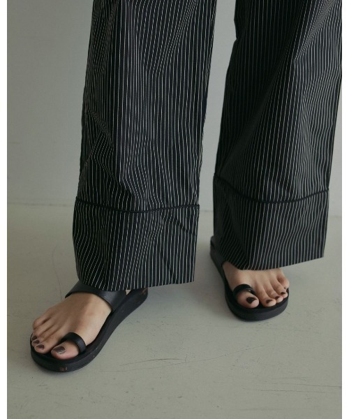 anuke(アンヌーク)の「anuke Stripe Pajamas Pants 62510701(その他パンツ・レディース・ブラウン/ブラック・38/36)」の12枚目の写真