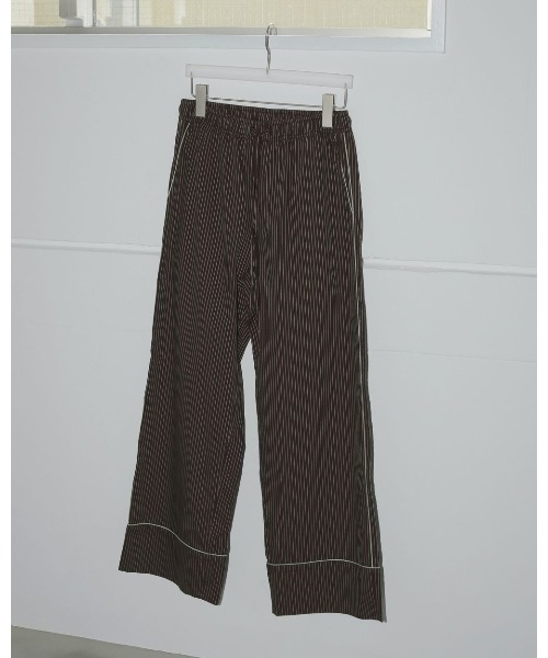 anuke(アンヌーク)の「anuke Stripe Pajamas Pants 62510701(その他パンツ・レディース・ブラウン/ブラック・38/36)」の11枚目の写真
