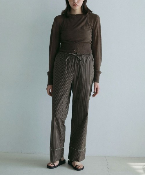 セール】anuke Stripe Pajamas Pants 62510701（その他パンツ）｜anuke